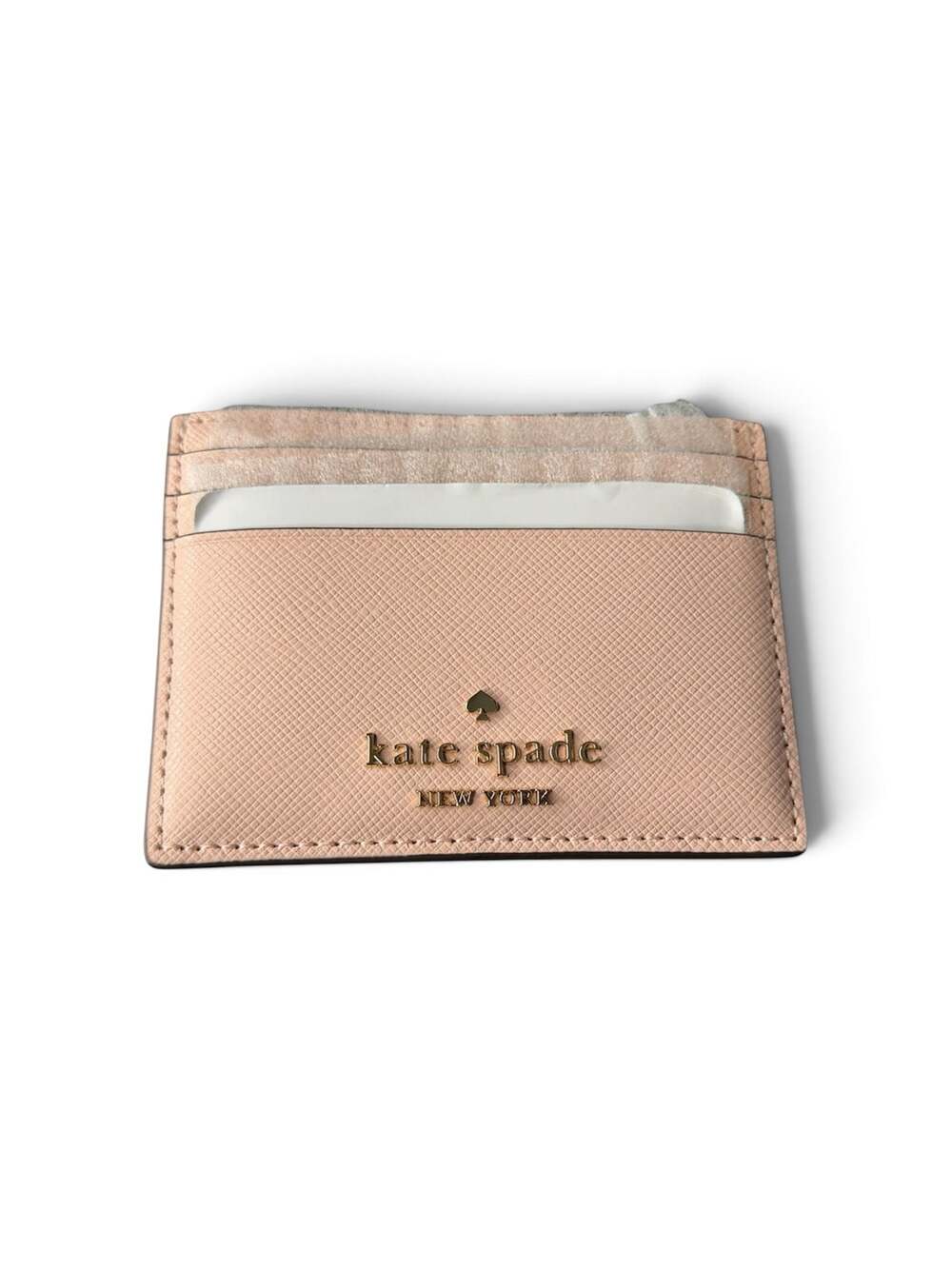 Kate Spade Madison Conch Pink Saffiano Leather Card Holder KC582 New with Tag - Picture 2 of 10
